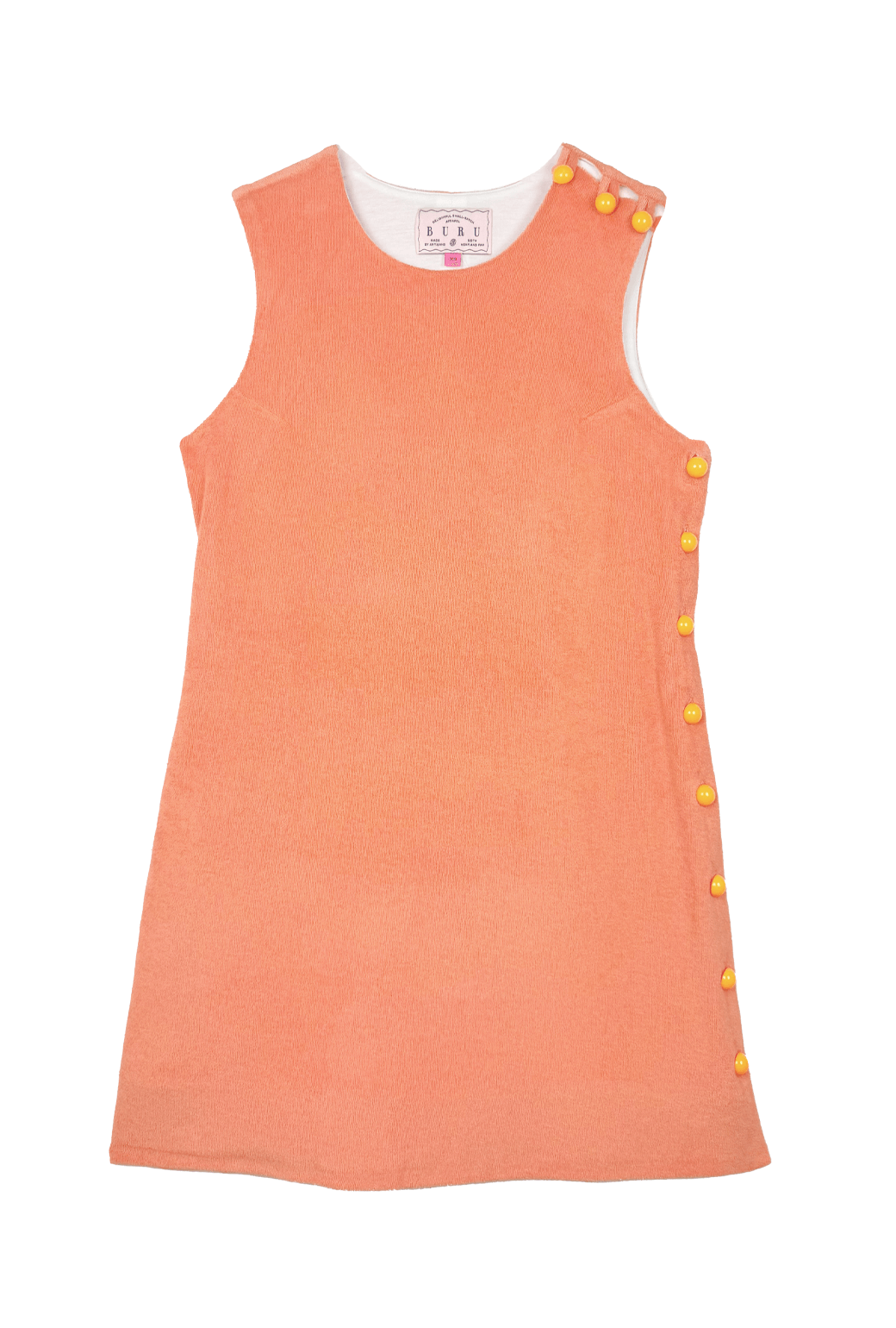 USA Jackie Dress Orange Sherbet Terry