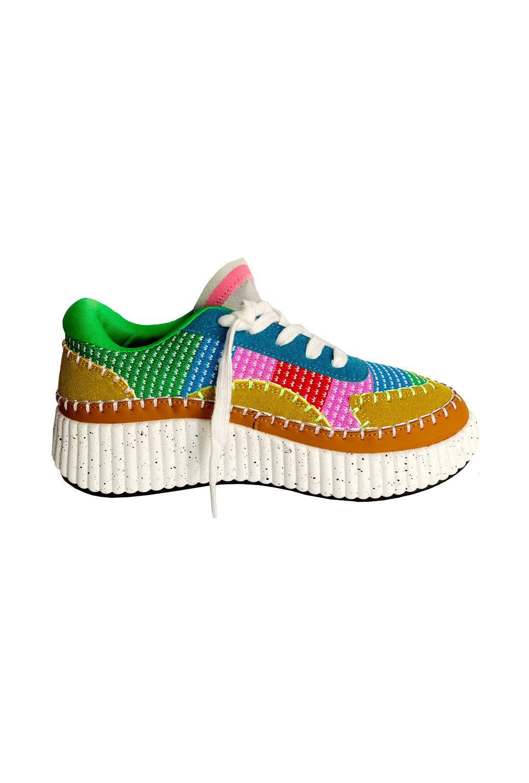 Removable Patchwork Sneakers : Removable Patchwork