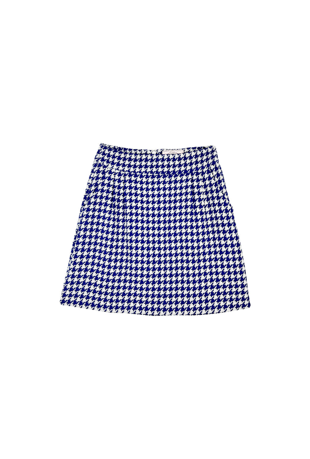 BF Maggie Mini Skirt - Blue Houndstooth