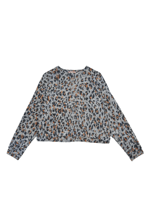 BURU x Val Everyday Pullover - Navy Cheetah