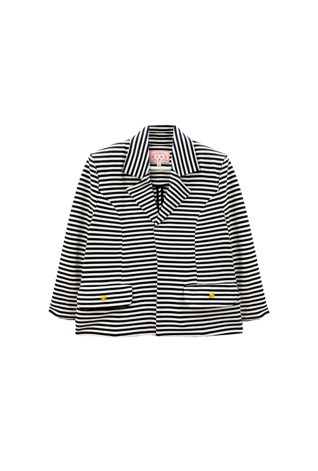 BURU x Val Knit Blazer - Stripe Knit