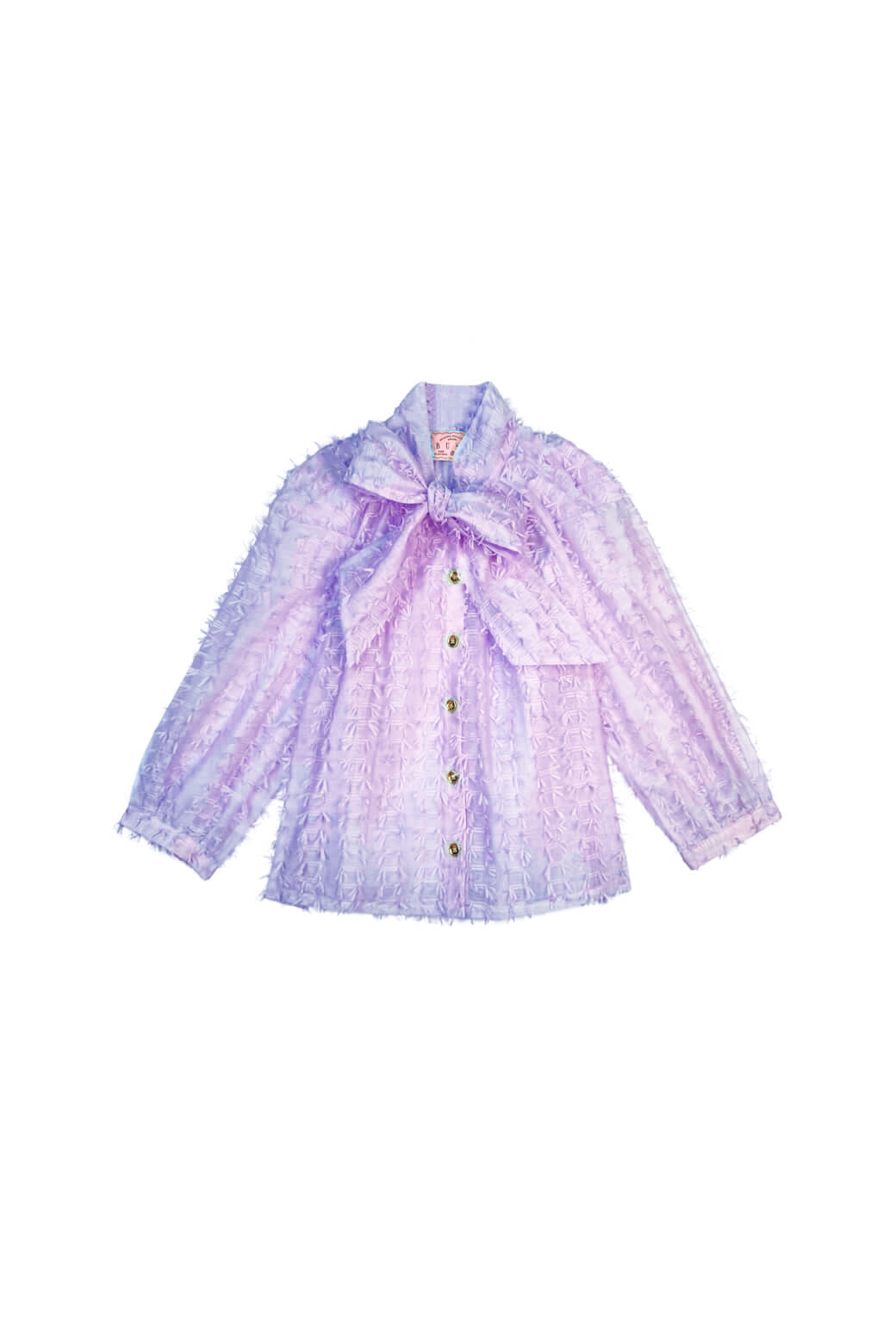 Big Bow Blouse - Lilac Bows