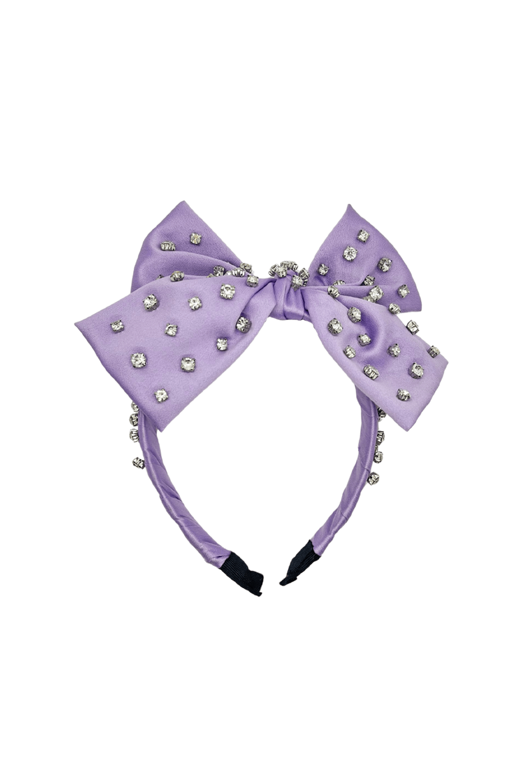 Big Bow Headband - Lilac