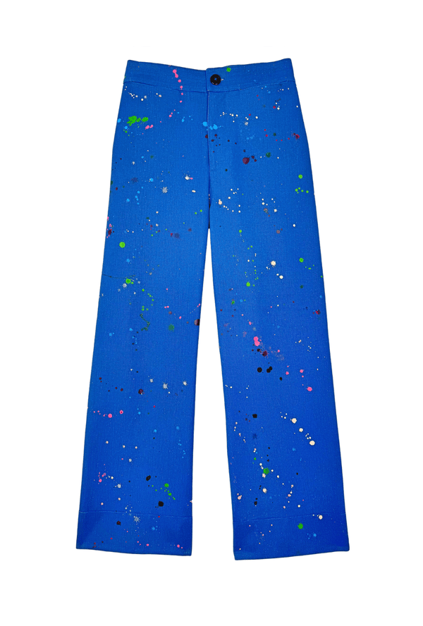 Birthday Charlie Pant - Party Splatter Paint Denim