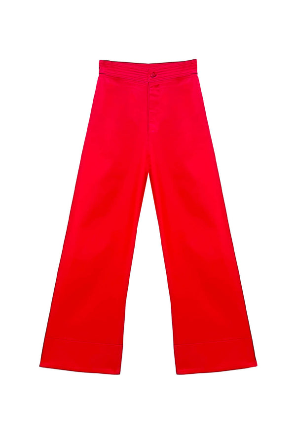 Buru x Kristin Kennedy Charlie Pant - Red Poplin