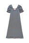 Buru x Kristin Kennedy Hampton Dress - Navy & White Stripe Knit