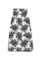 Buru x Kristin Kennedy Hostess Skirt - B&W Botanical