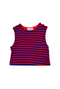 Button Box Top - Red & Blue Stripe