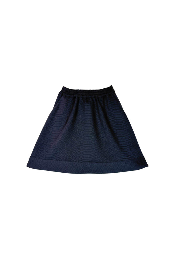 Everyday MINI Skirt  - Black Python Knit