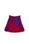 Everyday MINI Skirt  - Red & Blue Stripe