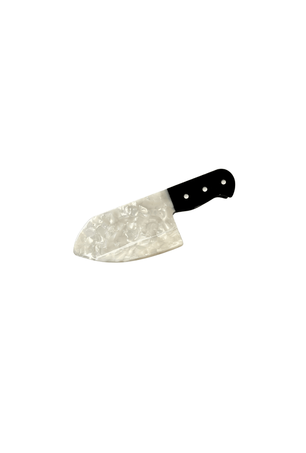 Hatchet Hair Clip - Marble