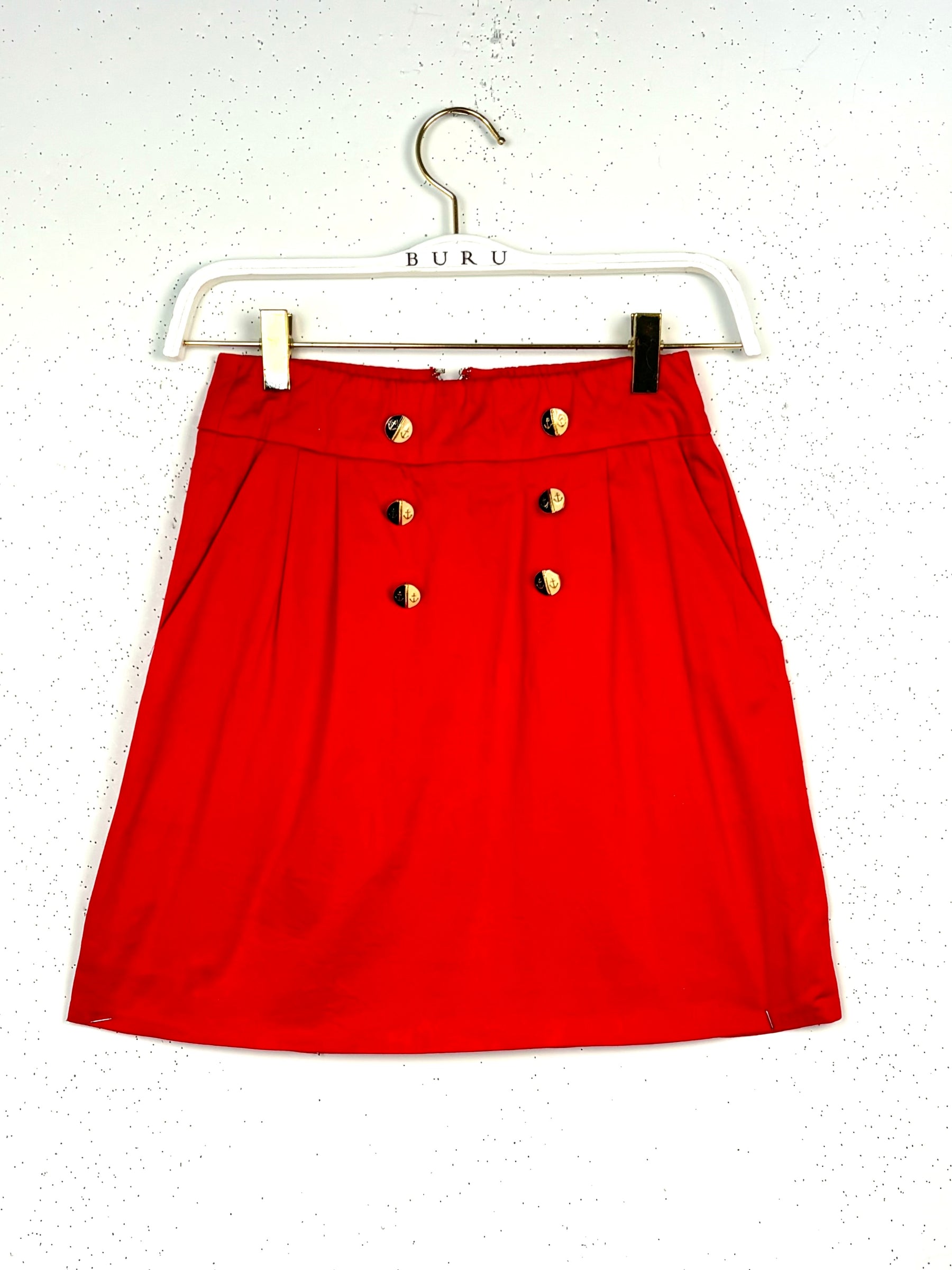 SAMPLE - Sailor Maggie Mini Skirt - Red