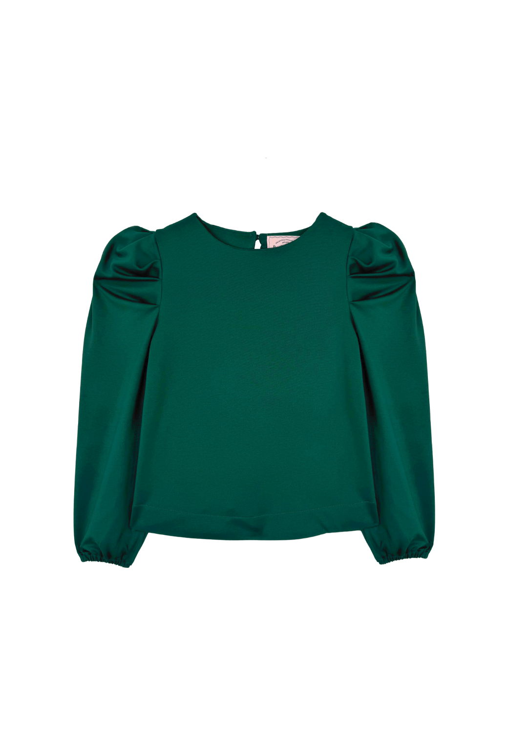 Puff Sleeve Pullover - Evergreen