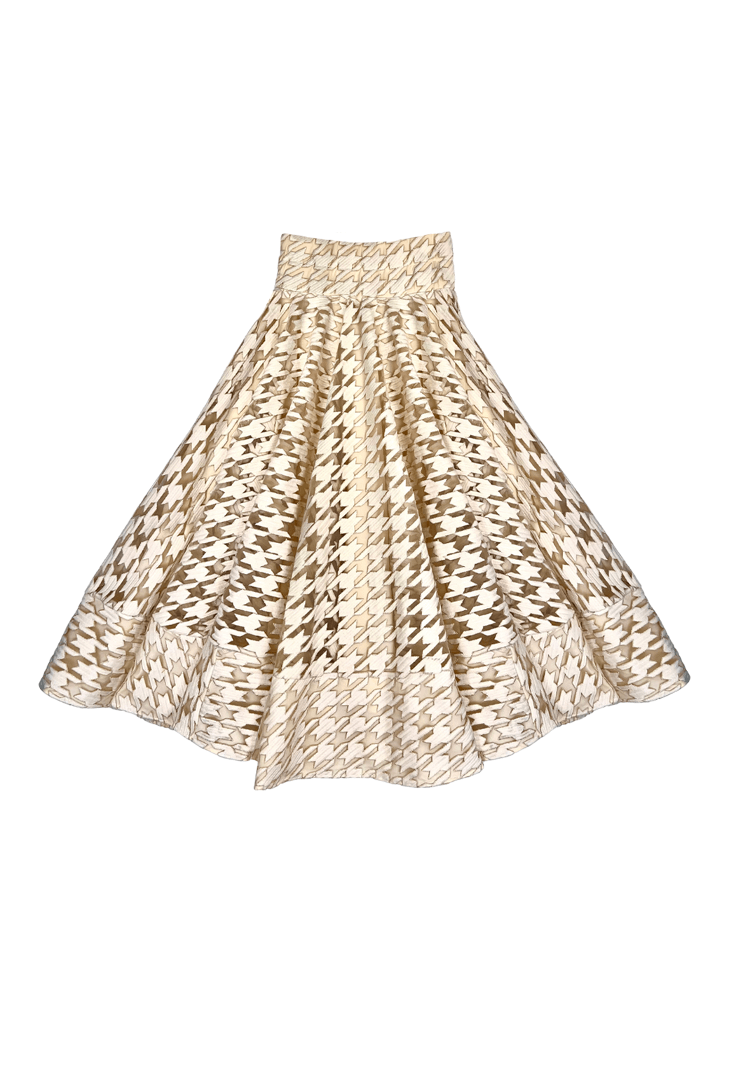 Buru + Pencil & Paper Co. Lucinda Skirt - Ivory Houndstooth