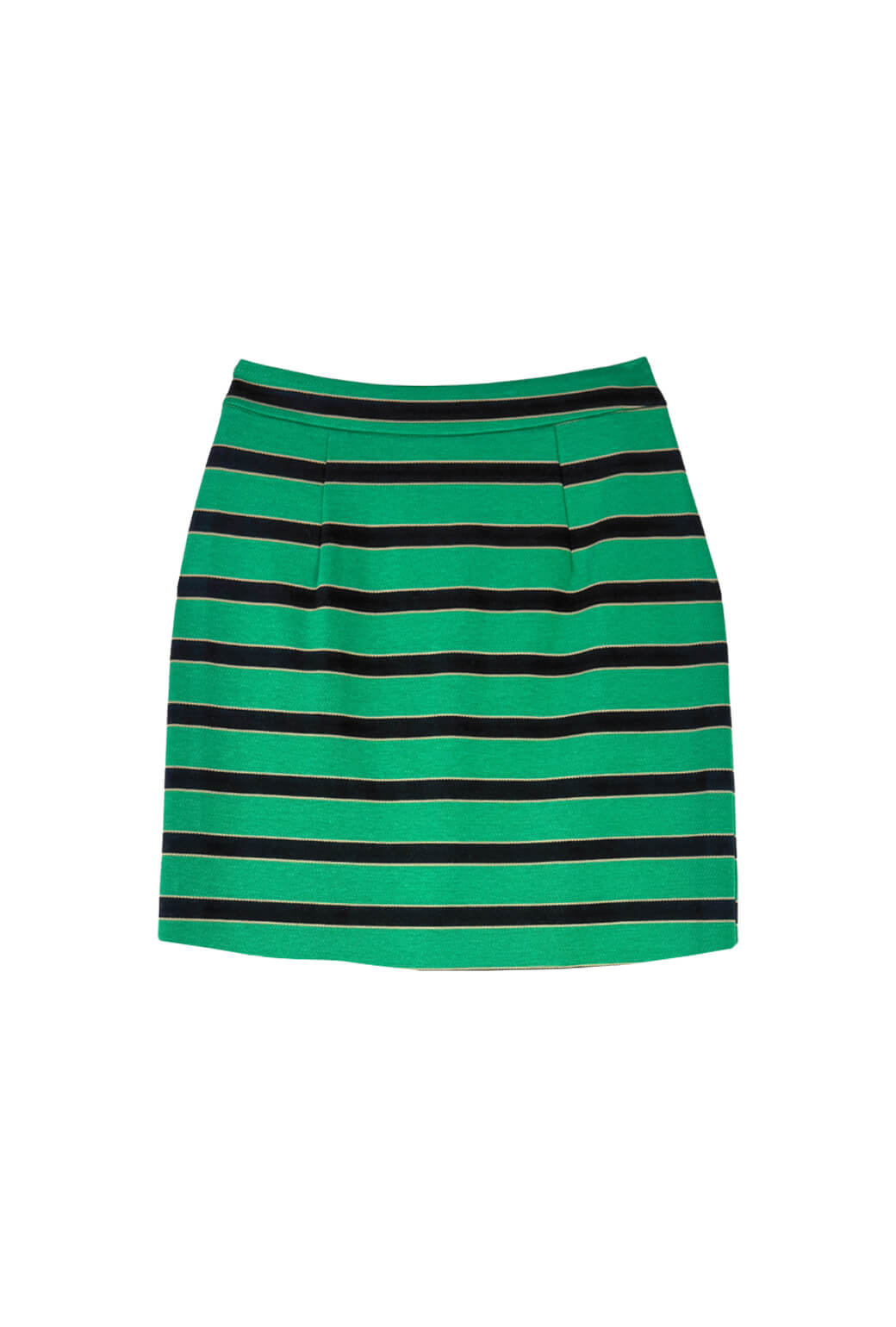 MINI Pencil Skirt - Emerald & Black Knit