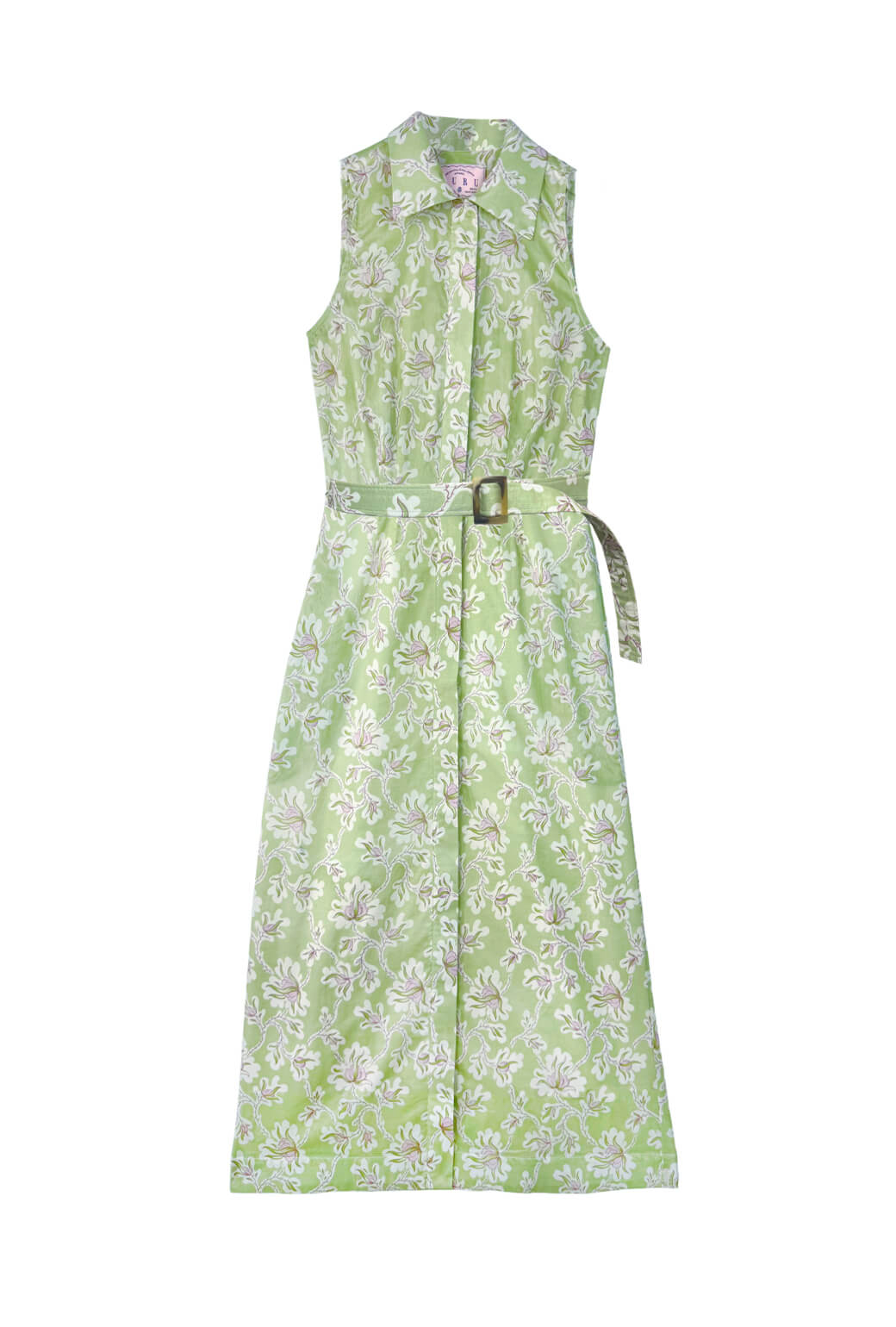 Buru x PBL Maxine Shirtdress - Green Floral