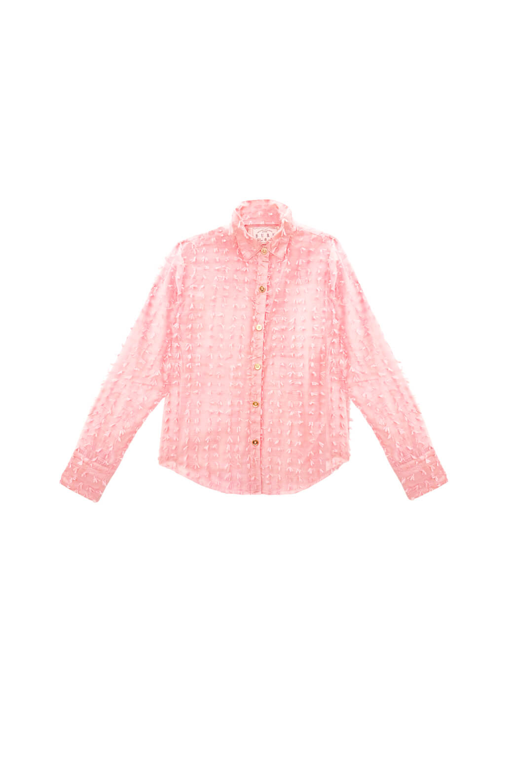 Mel Button Down Shirt - Blush Bows