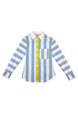 Buru x PBL Perry Blouse - Cabana Stripe