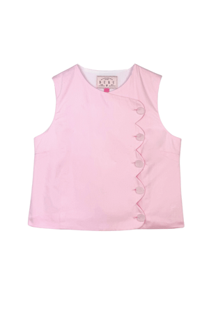 Scallop Top - Pink