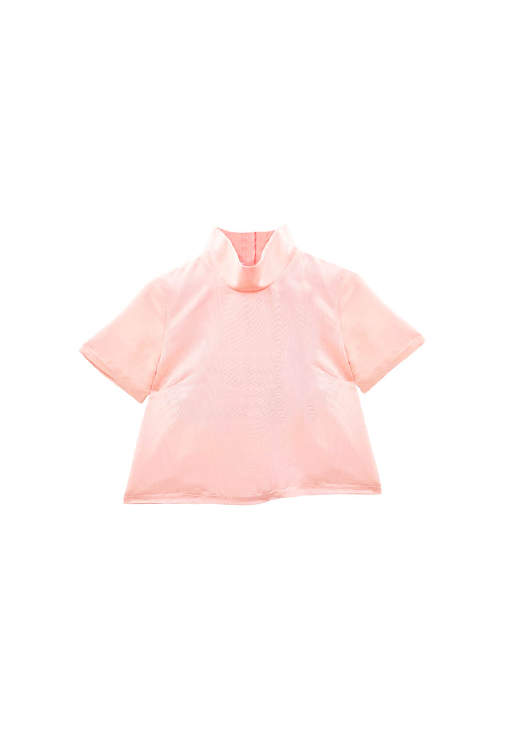 Short Sleeve Mod Top - Ballet Pink Moiré