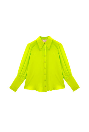 Skipper  Blouse - Lemon Brightline