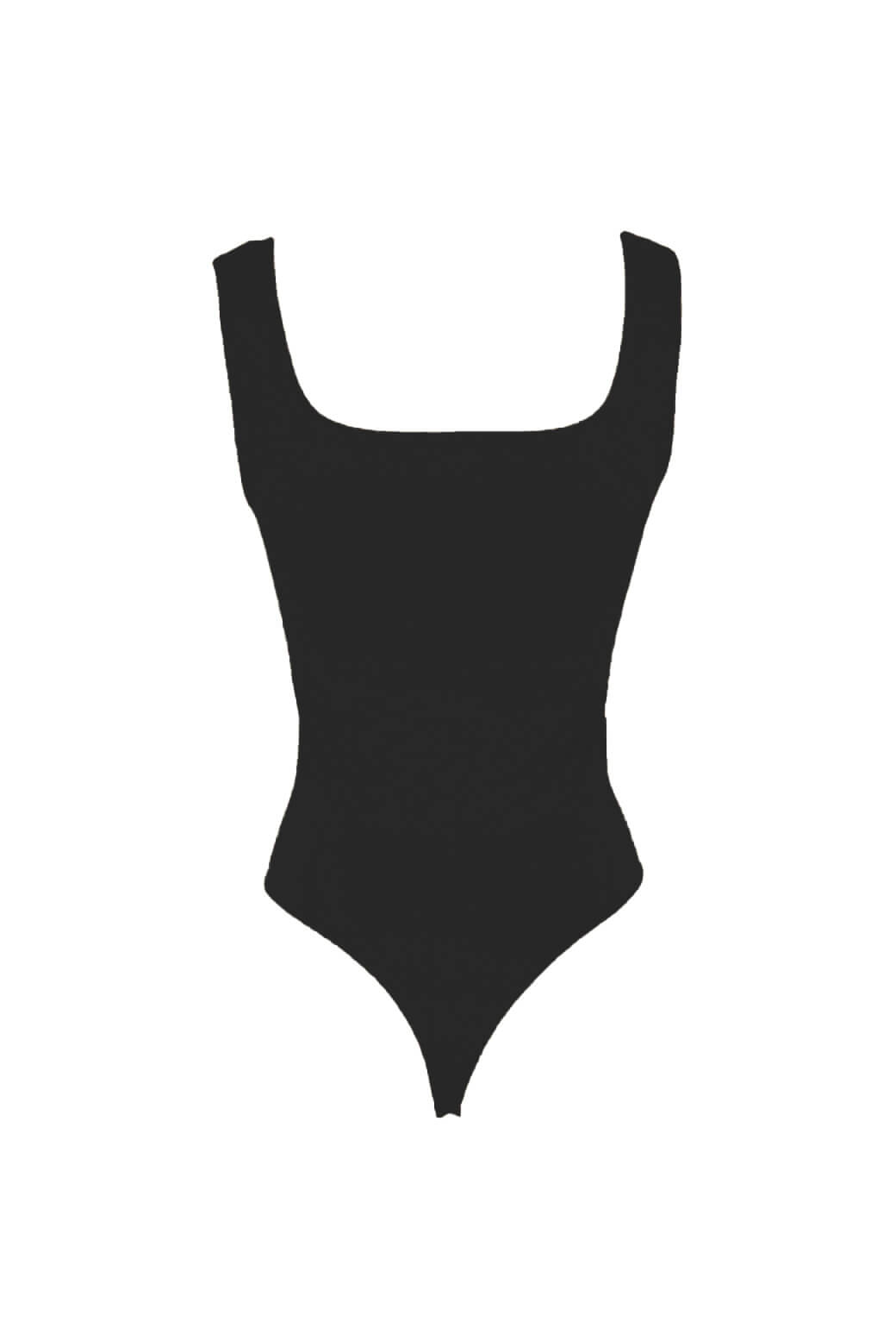 Sleeveless Body Suit - Black