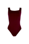 Sleeveless Body Suit - Cranberry