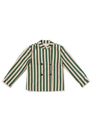 Swell Jacket - Emerald Stripe