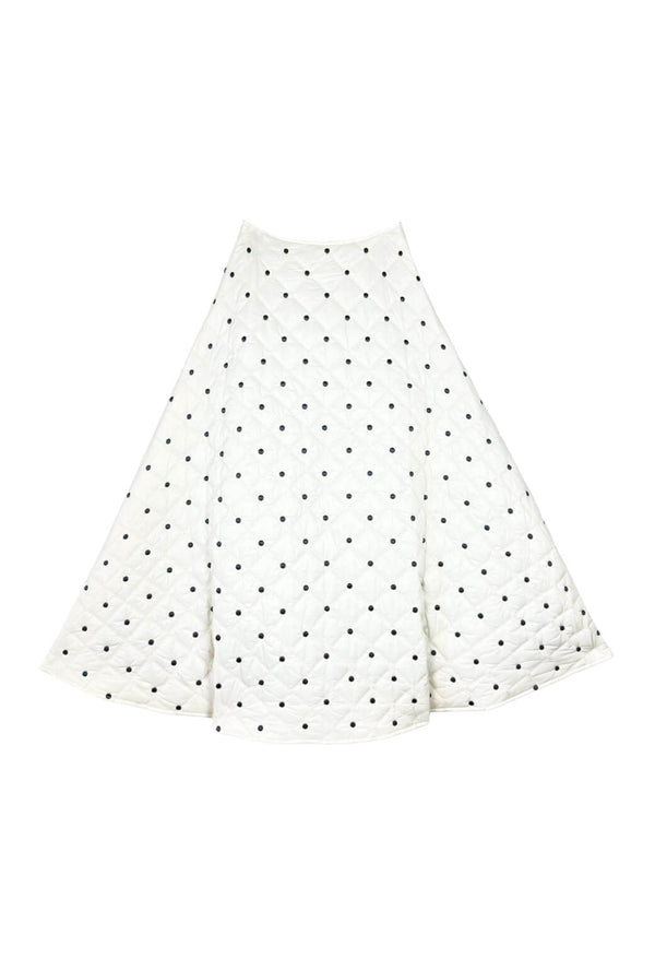 The Aprés Skirt - Ivory Puffer