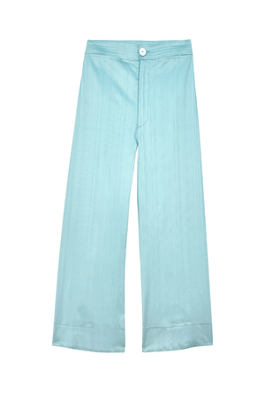 The Charlie Pant - Aqua Faille