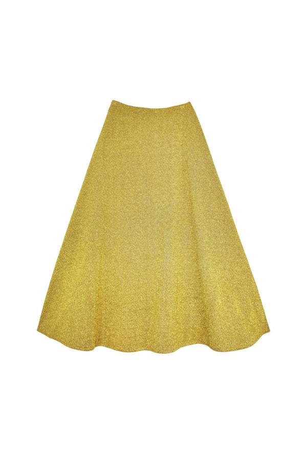 The Laura Skirt - Gold Sparkle