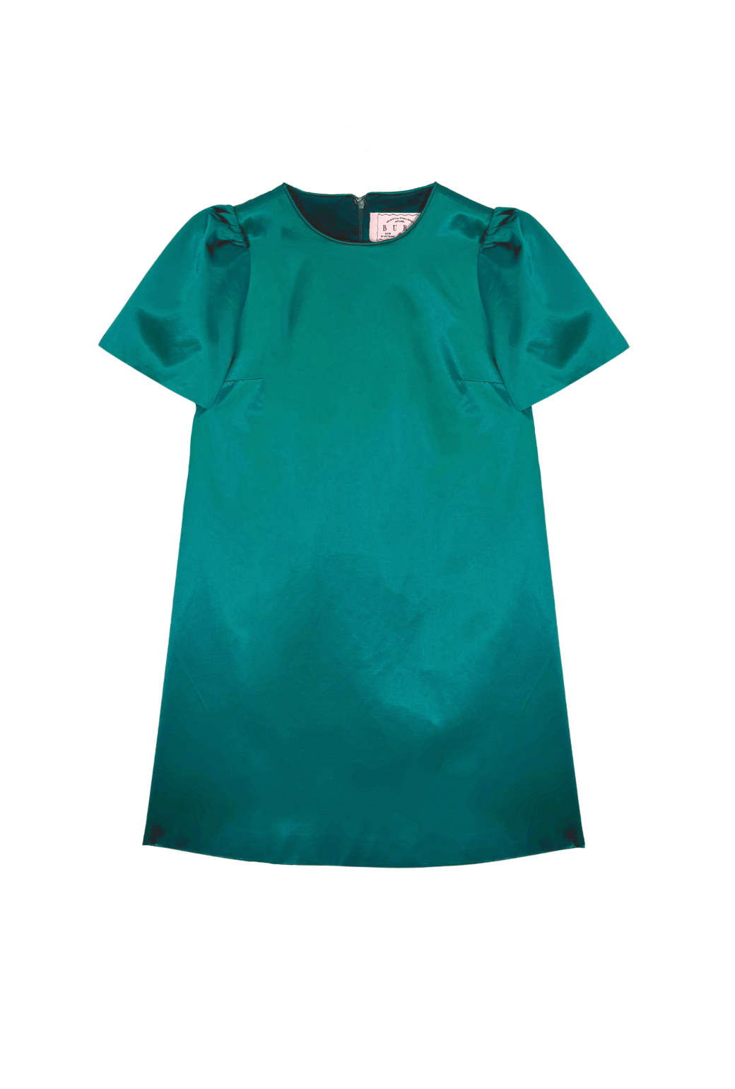 Buru + Pencil & Paper Co. The Lee Dress - Green Satin