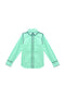 The Perry Blouse - Green Stripe