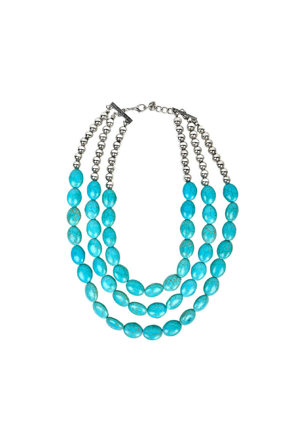 Turquoise Beaded Necklace