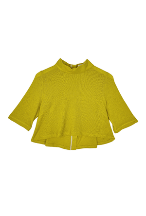 Twiggy Top - Chartreuse Knit
