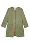 Buru x Megan Stokes Walking Coat - Olive Windowpane