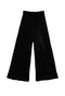 Wide Leg Knit Trouser - Black Shimmer Knit