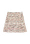 Maggie Mini Skirt - Ivory Tweed